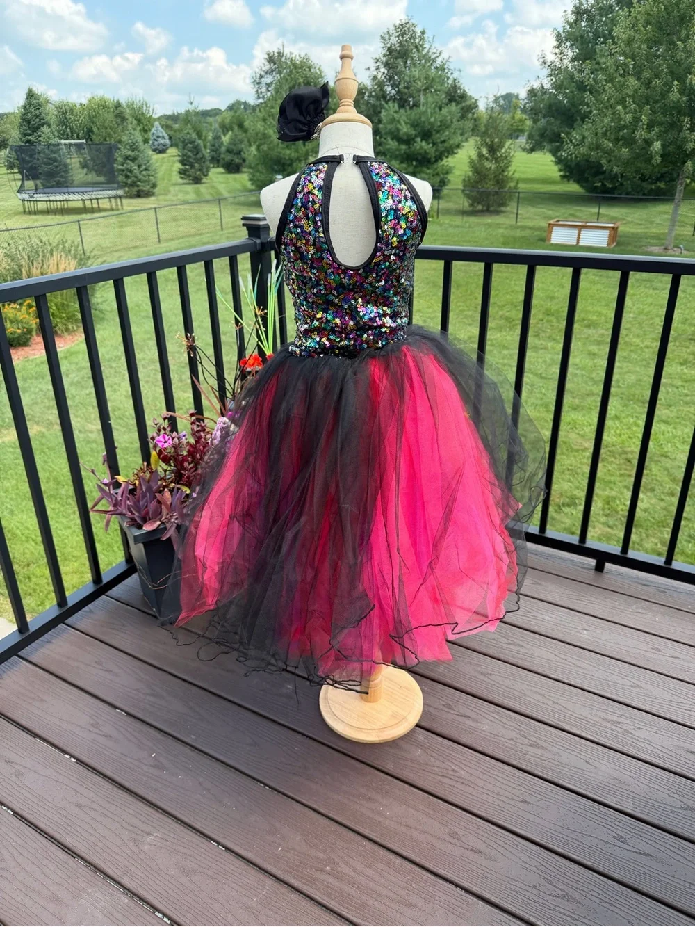 A Wish Come True Houdini Dance Costume Set IMC Shortall + XL2C Tutu & Headpiece